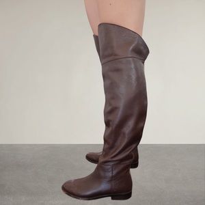 Joie Brown Over The Knee Boots